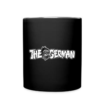 German Eagle Cartoon Style Homeland Love German - Full Colour Mug - black - Front