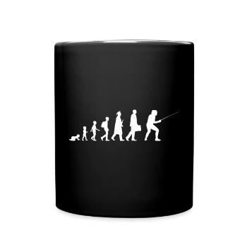 Child to fencer - Full Colour Mug - black - Front