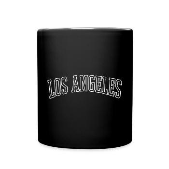 T Shirt Los Angeles California LA - Full Colour Mug - black - Front
