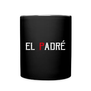 El padré - Tasse einfarbig - Schwarz - Vorne