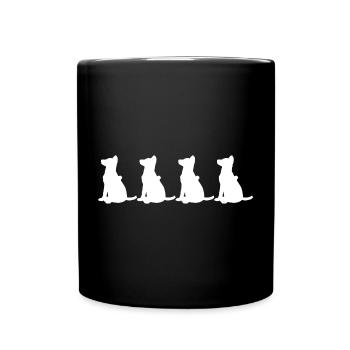 Funny German Shepherd - Full Colour Mug - black - Front