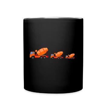 chantier de construction - Mug uni - noir - Devant