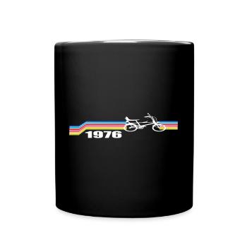 Bonanzarad Retro Design - Tasse einfarbig - Schwarz - Vorne