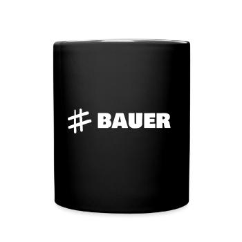 Bauer - Tasse einfarbig - Schwarz - Vorne
