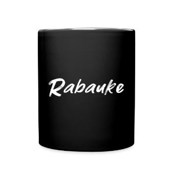 Rabauke - Tasse einfarbig - Schwarz - Vorne