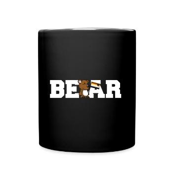 Nounours CSD Cartoon LGBT Gay Pride - Mug uni - noir - Devant