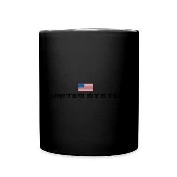 United States - Full Colour Mug - black - Front