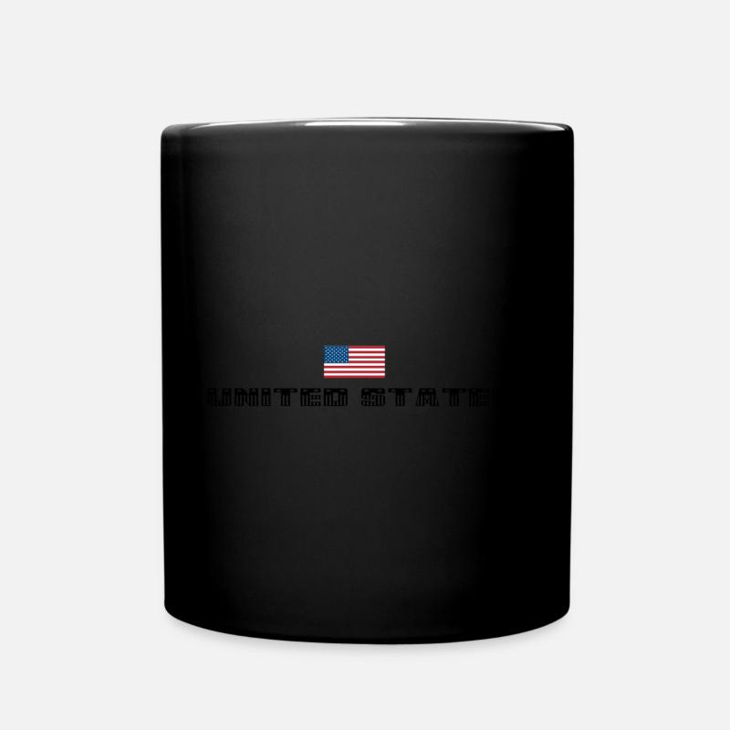 USA - Mug uni - noir