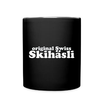 Skihäsli suisse original - Mug uni - noir - Devant