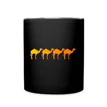 Kamel Andromeda - Tasse einfarbig - Schwarz - Vorne