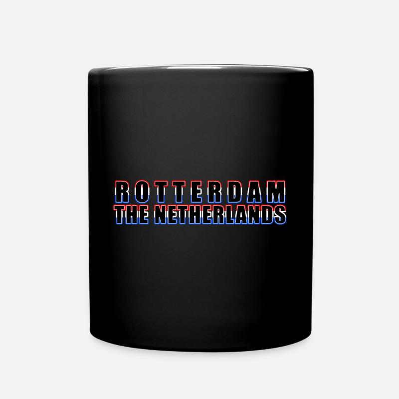 Rotterdam Europa - die Niederlande - Tasse einfarbig - Schwarz