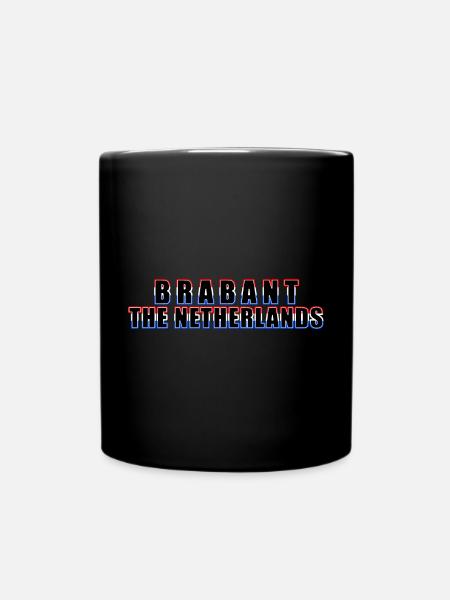 brabant europe - the netherlands - Full Colour Mug - black