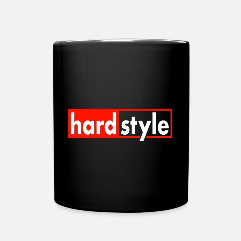 Hardstyle - Hardstyle Musik - Fastival -Rave -Edm - Tasse einfarbig - Schwarz