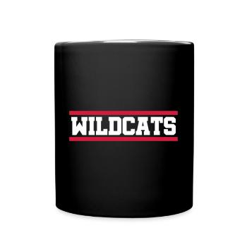 ★ Design colors changeable ★ Wildcats (lines) - Full Colour Mug - black - Front