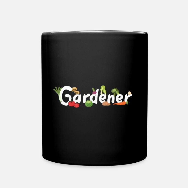 Gardener Gardener Garden - Full Colour Mug - black