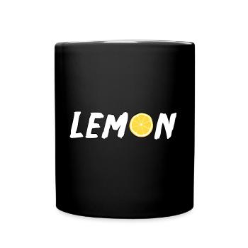 Lemon - Full Colour Mug - black - Front