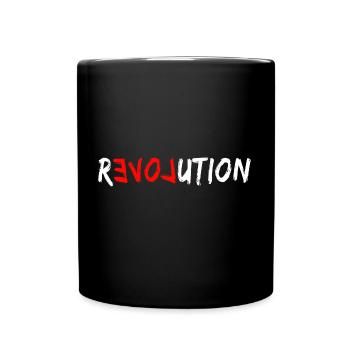 Love Revolution - Full Colour Mug - black - Front
