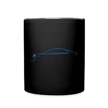 Voiture De Sport Voiture Silhouette Design - Mug uni - noir - Devant