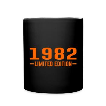 Cadeau de 40e anniversaire 1982 - Mug uni - noir - Devant