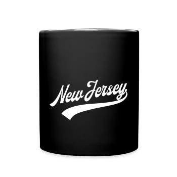 New Jersey - Tasse einfarbig - Schwarz - Vorne