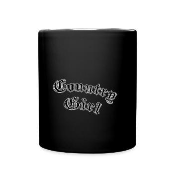 C girl - Tasse einfarbig - Schwarz - Vorne