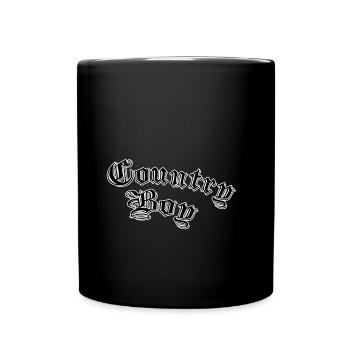 Garçon de campagne - Mug uni - noir - Devant