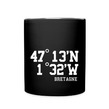 Bretagne Frankreich Urlaub Bretonen Idee - Tasse einfarbig - Schwarz - Vorne