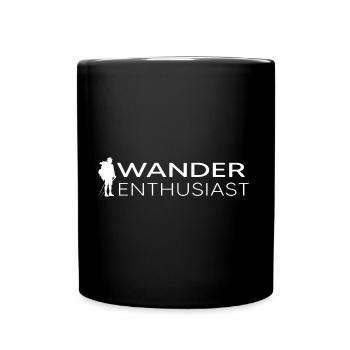 fernwandern bergwandern trekking wander-enthusiast - Tasse einfarbig - Schwarz - Vorne