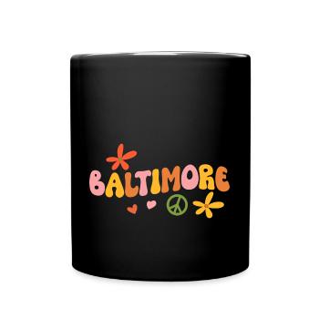 Baltimore - Full Colour Mug - black - Front