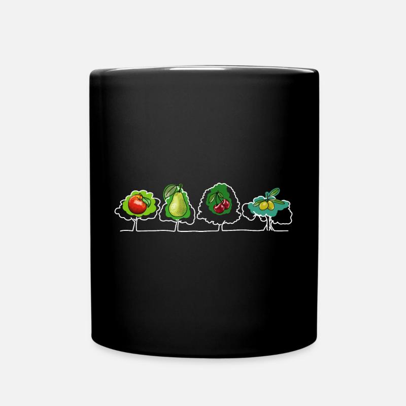Fruit and fruits - Full Colour Mug - black