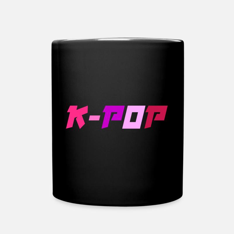 K-Pop Korean Pop Musik - Tasse einfarbig - Schwarz