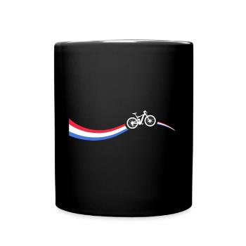 Mountainbike MTB downhill-tour Mountainbike trail - Tasse einfarbig - Schwarz - Vorne