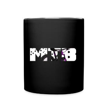 Mountain bike MTB downhill tour - Full Colour Mug - black - Front