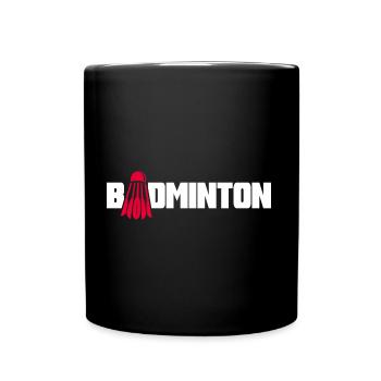 Badminton badminton sport Badminton - Full Colour Mug - black - Front