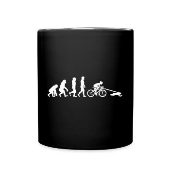 Bikejoring DogScooting Dog Sport Bike Evolution - Mug uni - noir - Devant