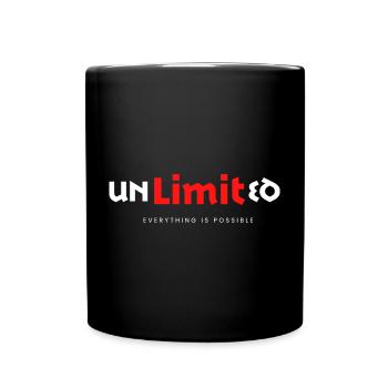 unlimited grenzenlos stark erfolg - Tasse einfarbig - Schwarz - Vorne