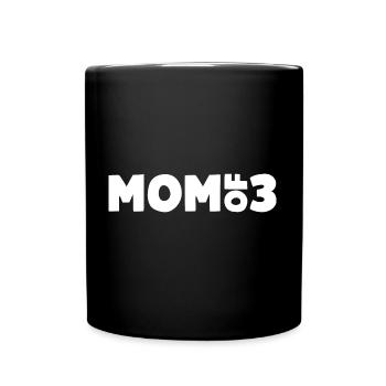 Mom of 3 - Full Colour Mug - black - Front
