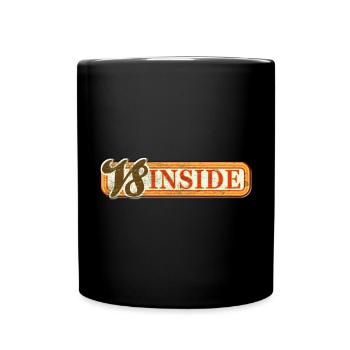 V8 Inside - Tasse einfarbig - Schwarz - Vorne