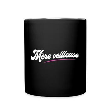 Mère veilleuse CLR - Mug uni - noir - Devant