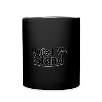 Unis nous sommes - Mug uni - noir - Devant