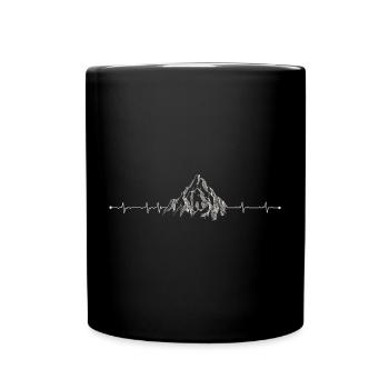 Pulse Peak Berg - Tasse einfarbig - Schwarz - Vorne
