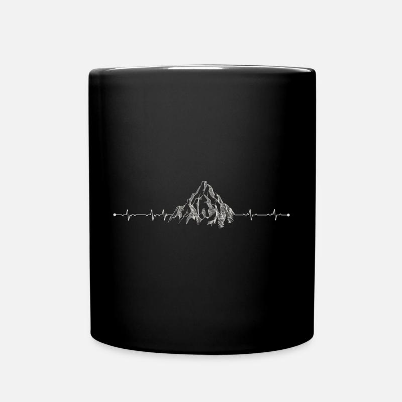 Pulse Peak Berg - Tasse einfarbig - Schwarz