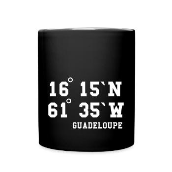 Guadeloupe Caribbean Island Vacation Idea - Full Colour Mug - black - Front