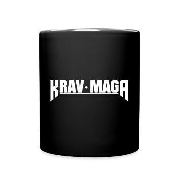 KravMaga Martial Arts White Design - Full Colour Mug - black - Front