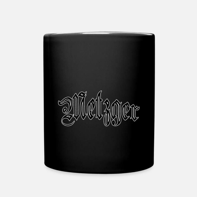 Metzger - Tasse einfarbig - Schwarz