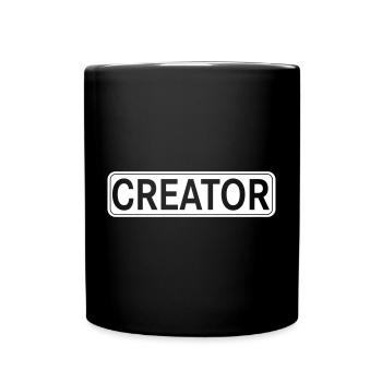 Design de créateur - Mug uni - noir - Devant