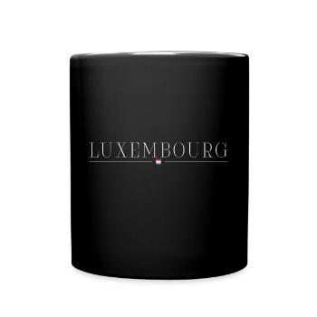 T-shirt luxembourgeois : un design élégant - Mug uni - noir - Devant
