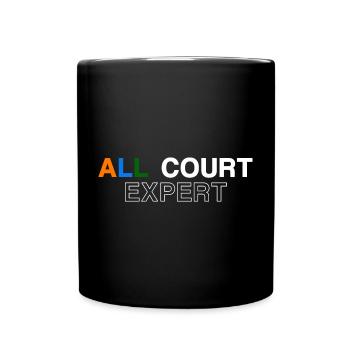 Maillot de tennis All Court Terre battue Gazon Hard Court - Mug uni - noir - Devant
