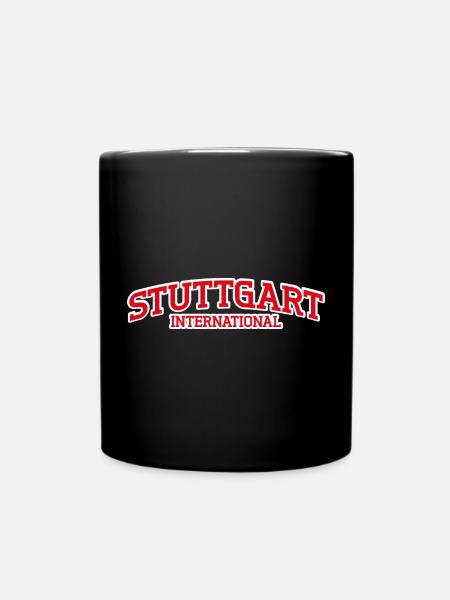 Stuttgart International - Tasse einfarbig - Schwarz