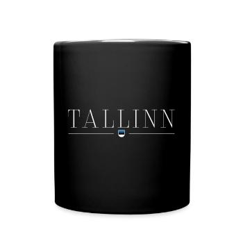 Tallinn, Estonie T-shirt de design de style - Mug uni - noir - Devant
